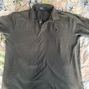 Ralph Lauren Charcoal Polo Shirt for Men